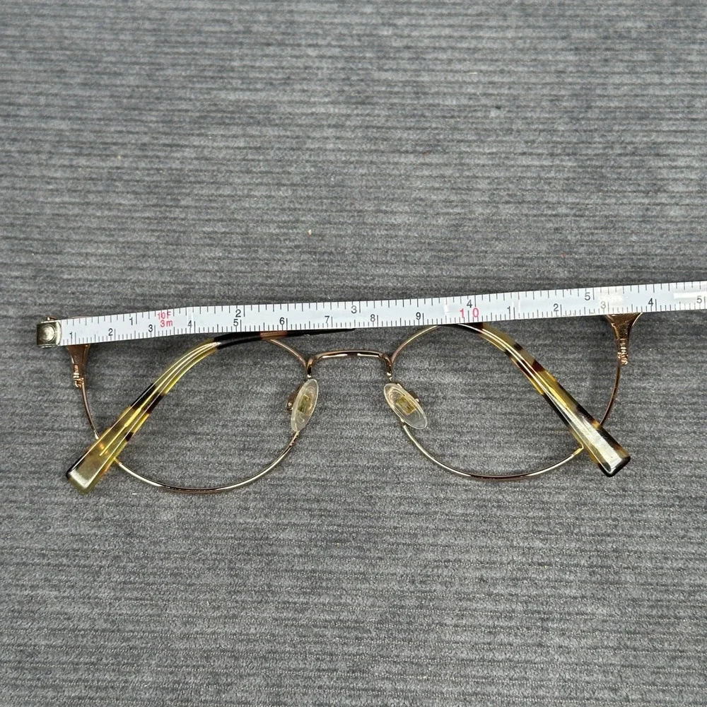 Warby Parker Ava M 2405 Rose Gold Black Cat Eye Y2K Eyeglasses 51-19-142